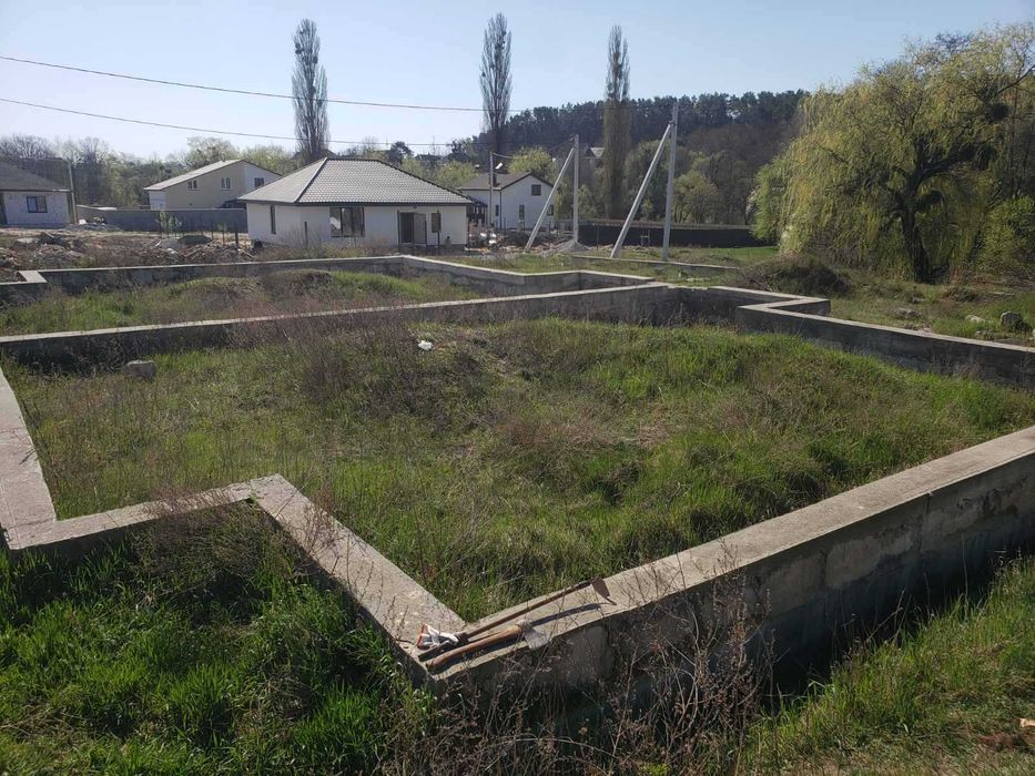 Ділянка з фундаментом під огорожу та будинок, 9,6 сот, Богунія