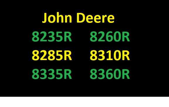 Instrukcja napraw John Deere 8235R_8260R_8285R_8310R_8335R_8360R