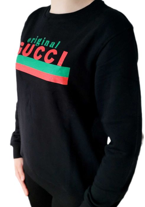 Bluza Damska GUCCI NADRUK czarna roz.XXL