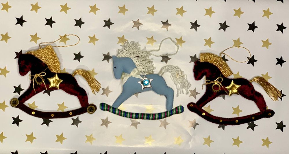 Кінь,коник,конячка,символ 2026, іграшка новорічна,прикраса ялинкова