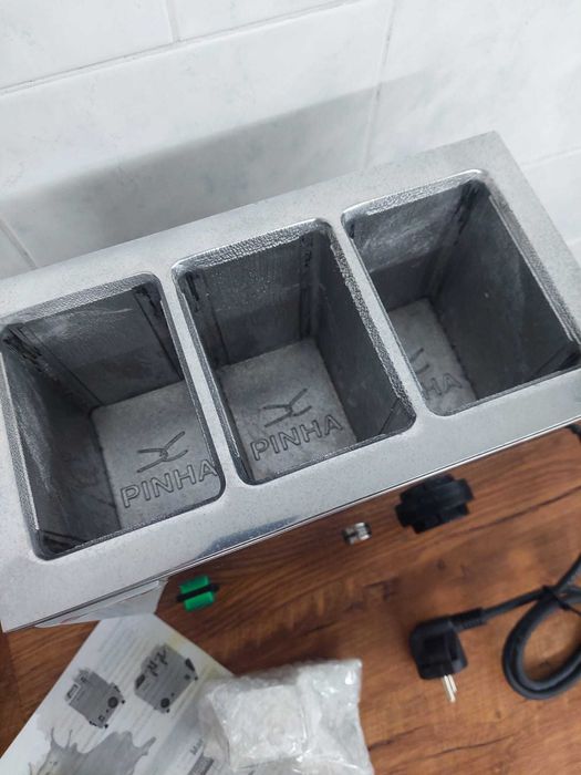 Aquecedor de pacotes de leite industrial