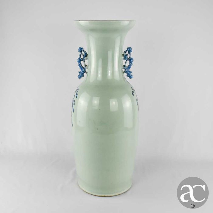 Jarrão em Porcelana da China, dinastia Qing, Reinado Guangxu, séc. XIX