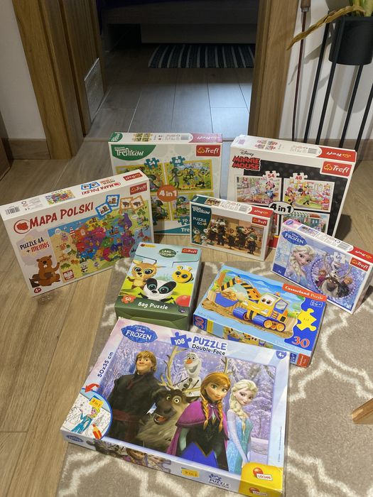 Zestaw puzli dla dzieci od lat 4+