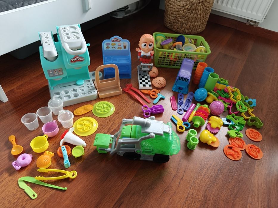 Wielki zestaw Play-doh ciastolina Playdoh Kilka zestawów i ciastolina