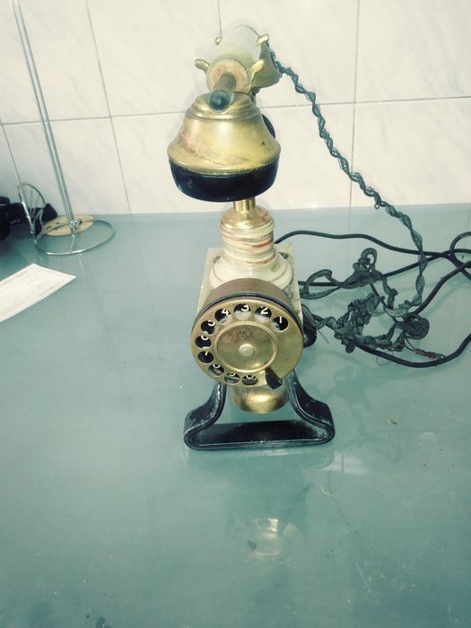 Telefone antigo alabastro