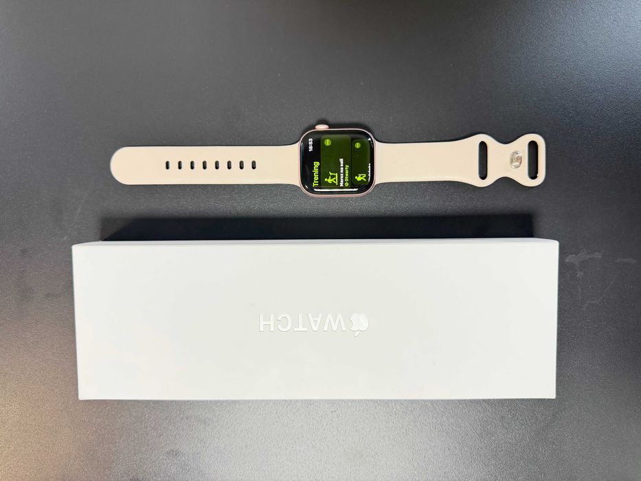 Apple Watch Series 10 GPS - 42 mm z aluminium w kolorze różowego złota