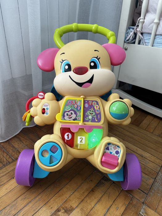 Ходунки Fisher-Price Граю та Вчуся Навчальна каталка "Собачка"