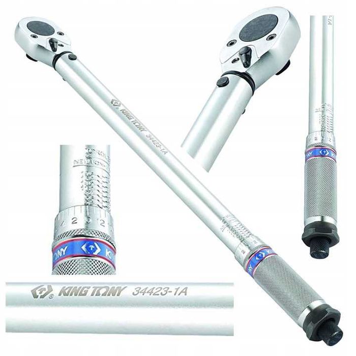 KING TONY Klucz dynamometryczny  5- 25Nm CERTYFIKAT