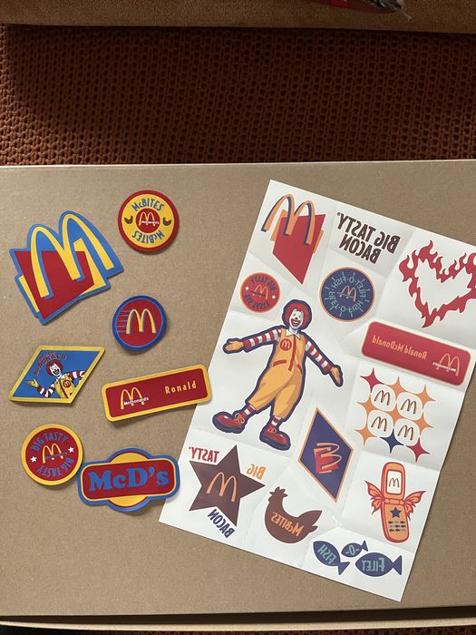 Naszywki Mcdonald’s z edycji limitowanej z merchu lat 2000