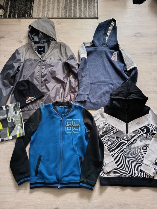 Mega paka paczka zestaw 25 szt.ubrań dla chłopca 158-164+ nowe buty