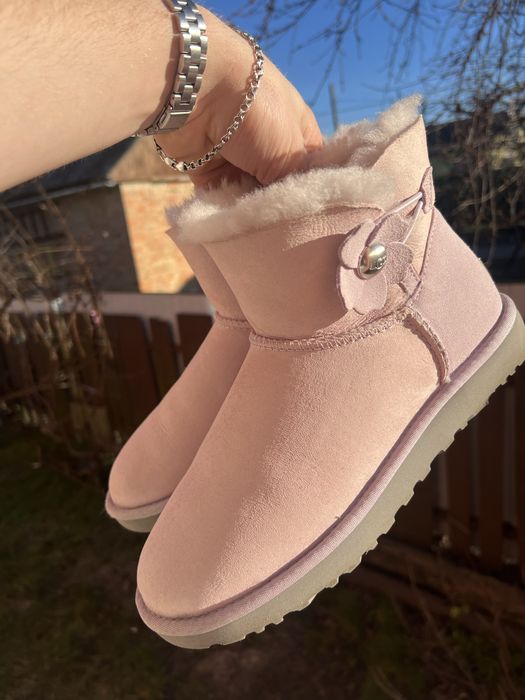 Угги Оригінал UGG - mini bailey button poppy