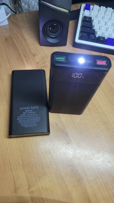 Повербанк швидка зарядка 22w безпровідна 15w-22wна акумулятор  18650 тера 1300грн 1700грн