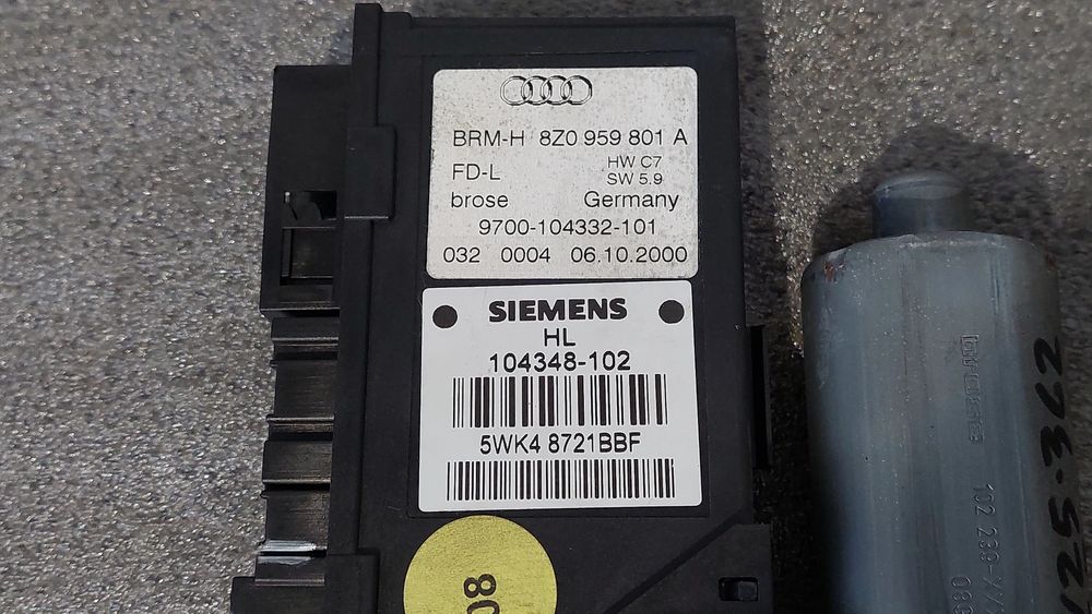 Motor vidro trás esquerdo AUDI A2 (8Z0)