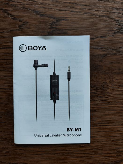 Microfones de lapela Boya BY-M1