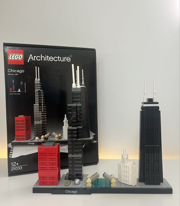 LEGO Architecture 21033 Chicago komplet, stan idealny, kolekcjonerskie