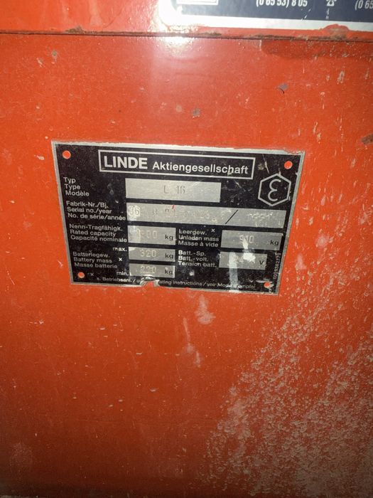 Linde l16 штабелер