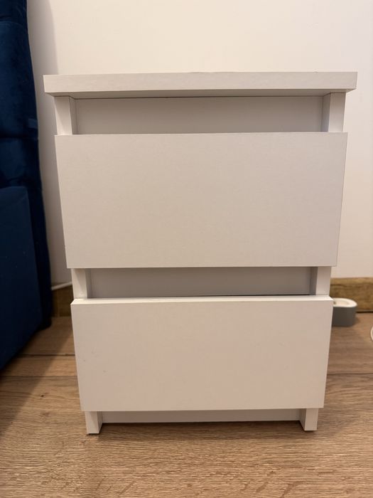 Szafeczka nocna biała 2x