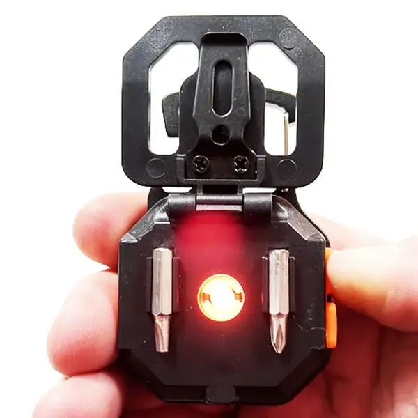 Світлодіодний ліхтарик брелок LL-201 червоний, білий, жовтий, викрутка