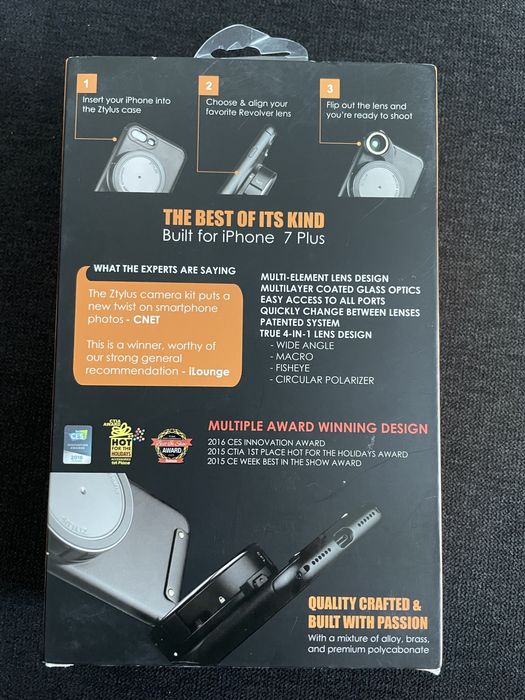 ZTYLUS Revolver Kit 4 Lentes p/ iPhone 7 plus