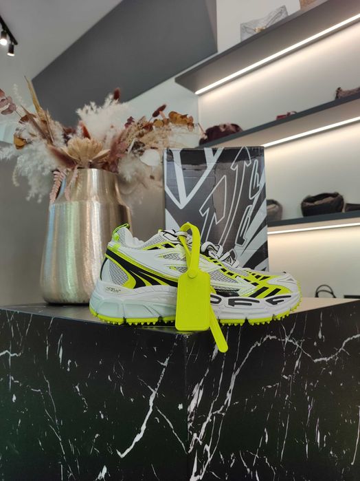 Кросівки Off White Be Right Back Sneakers Yellow Fluo