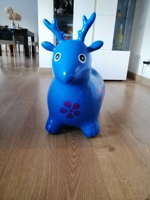 Skoczek gumowy - zwierzątko do skakania dla małych dzieci