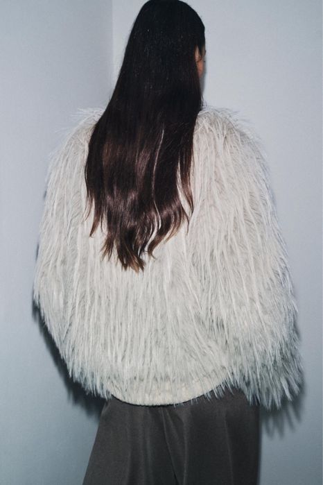 Еко шуба шубка жакет zara зара