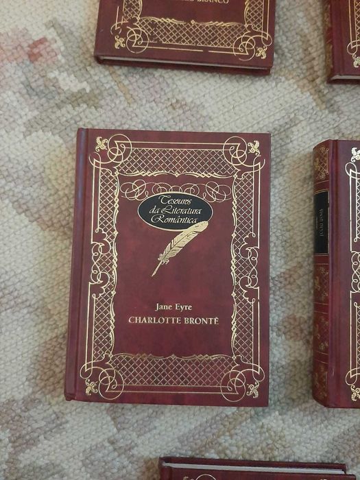 Tesouros da literatura romântica- 10 livros-Encadernação de luxo