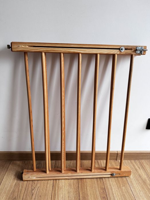 Bramka drewniana na schody