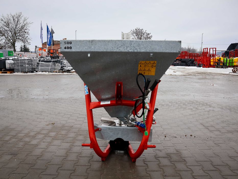 Rozsiewacz ocynkowany ABRA 500L | Plandeka gratis | Do ciągnika | GWARANCJA RATY DOSTAWA