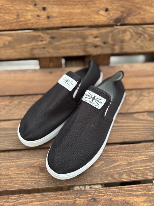Czarne trampki slip-on, Rozmkar 42