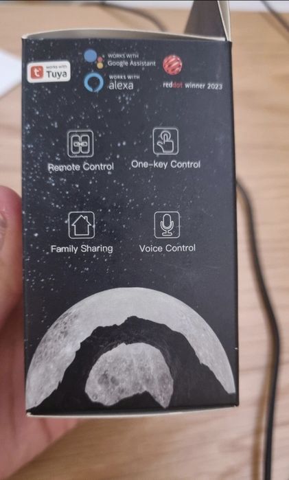 MOES Interruptor inteligente Dimmer de 2 canais - Série Star Ring - Zigbee