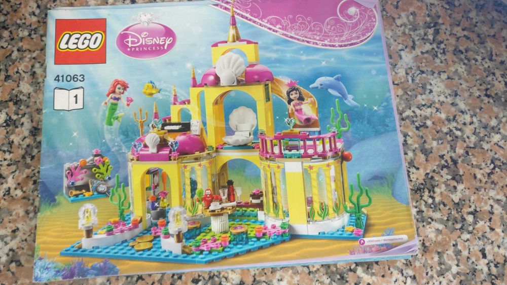 Lego Princesa Disney "Ariel" Castelo Subaquático