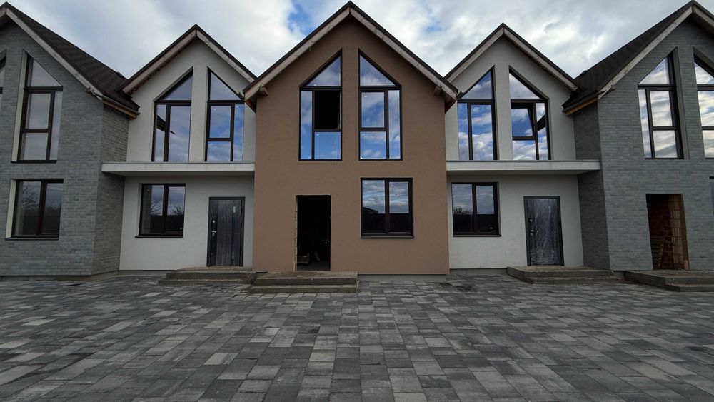 Сучасний Двоповерховий Кутовий Таунхаус 100м2 с. Шевченкове