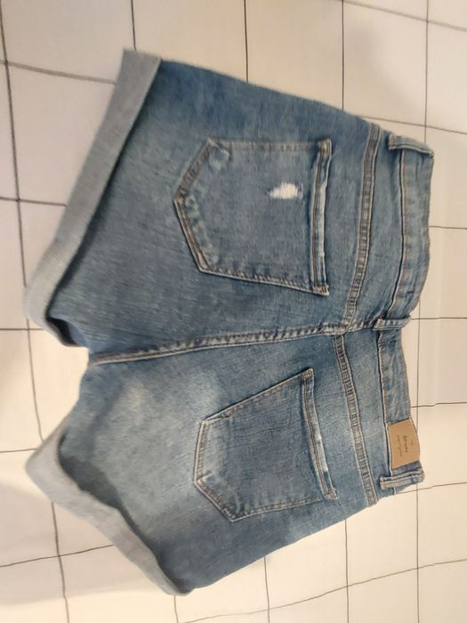 Calções ganga bershka