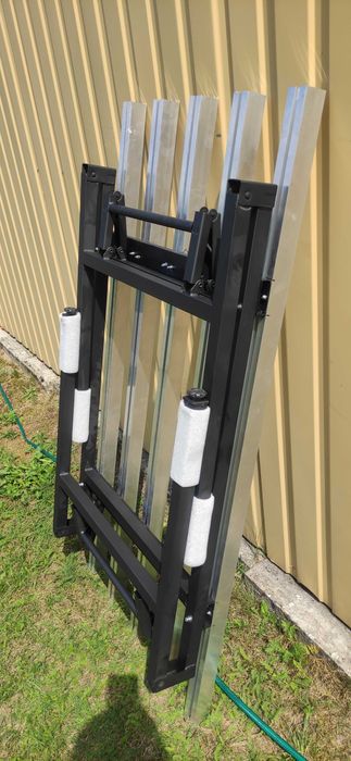 Stół roboczy do obróbki płytek 130x60x80 składany szyby prowadzące