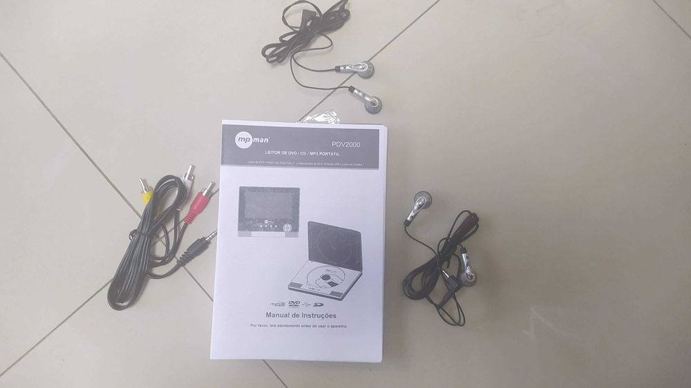 Sistema de Leitor de CD, DVD, JPEG e MP3 para Banco de Carro