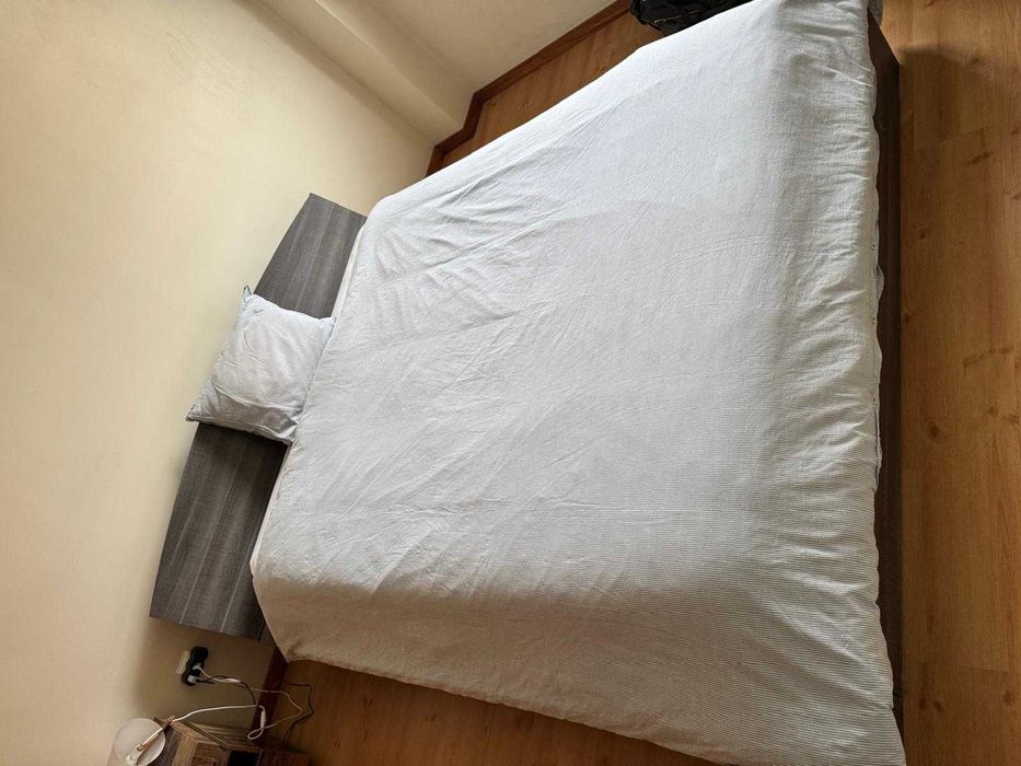 Cama casal 1.60x 2m estrutura com cabeceira