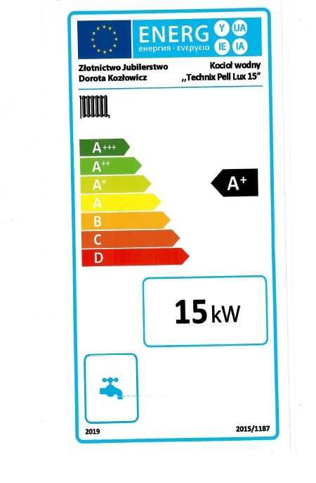 KOCIOŁ z podajnikiem na PELLET 15 kW. Piece klasy 5 Ecodesign Pelet