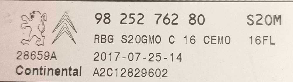Centralina Airbag 9825276280 - OPEL CROSSLAND X / CROSSLAND
