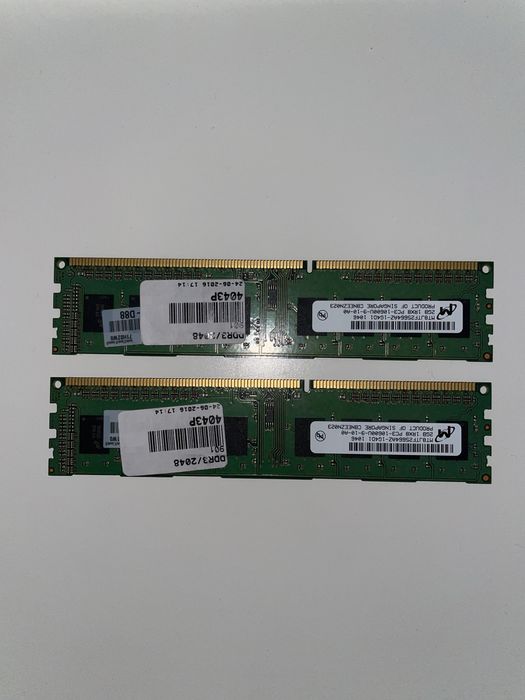 Pamieć ram ddr 10600U