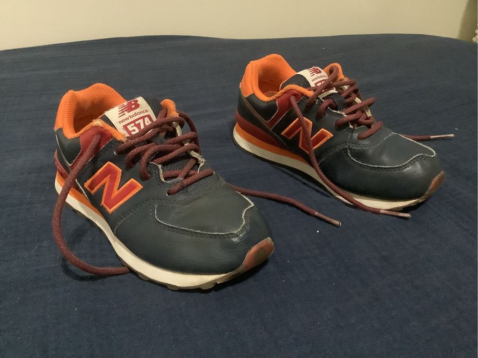 New Balance Azuis e Laranja - Tananho 30