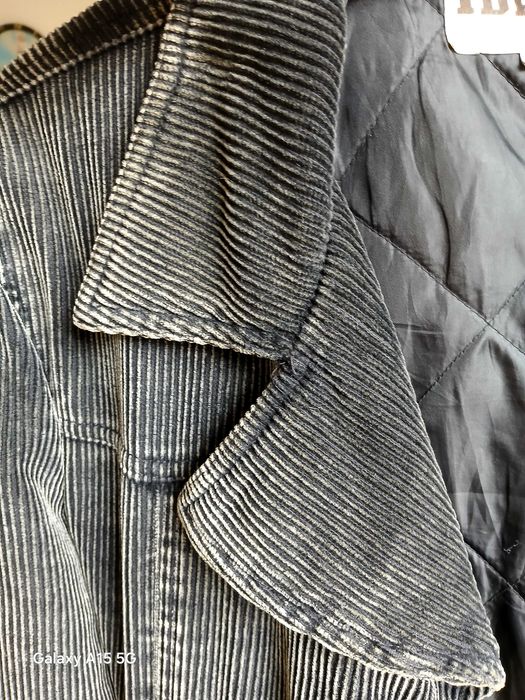 Ciepły płaszcz sztruksowy rozm. L