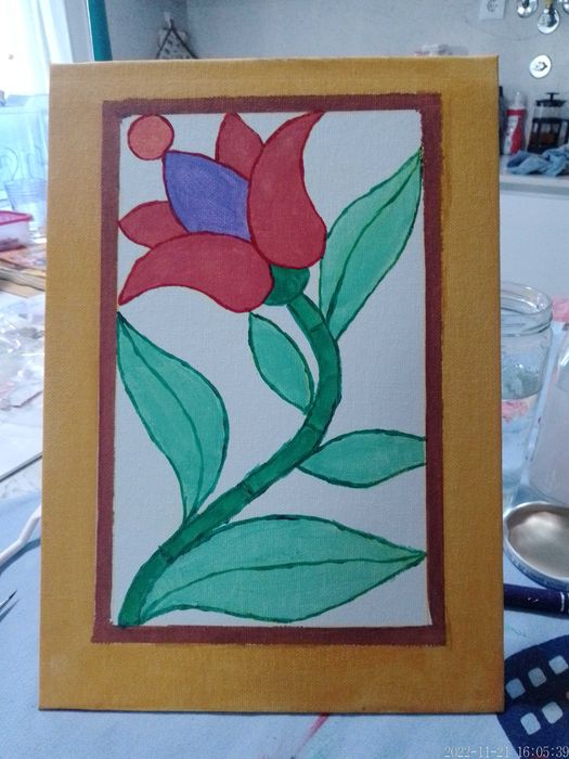 Quadros pintados de tintas acrílicas todos à mão