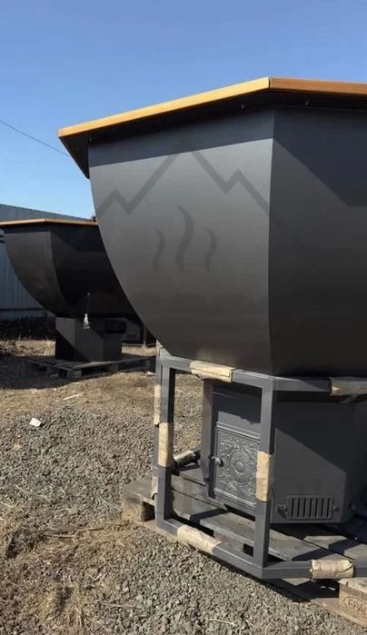 ВИРОБНИК‼️Чан на дровах до 8 осіб. Закарпатська купель для купання