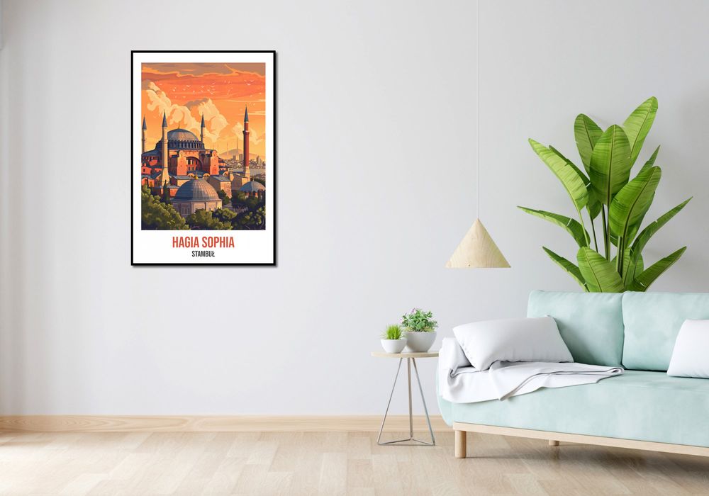 Plakat 68x101cm Hagia Sophia