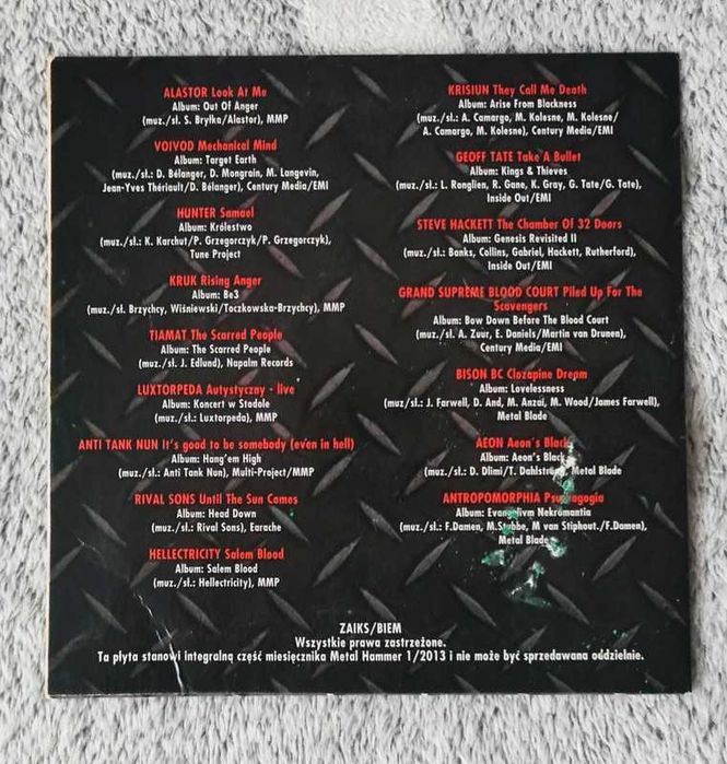 Metal Hammer 1/2013 CD