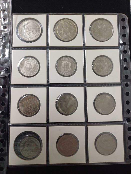 Moedas Portuguesas várias 48 unidades