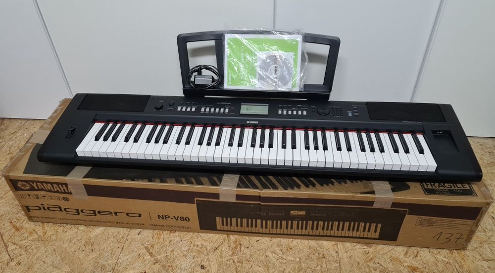 Rezerwacja Yamaha NP-V80 Piaggero, pianino,  keyboard do nauki