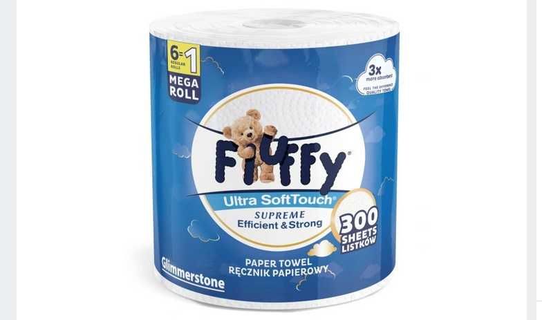 Super Chłonny Kuchenny Ręcznik Papierowy FluFFy 60mb 2warstwy +GRATIS