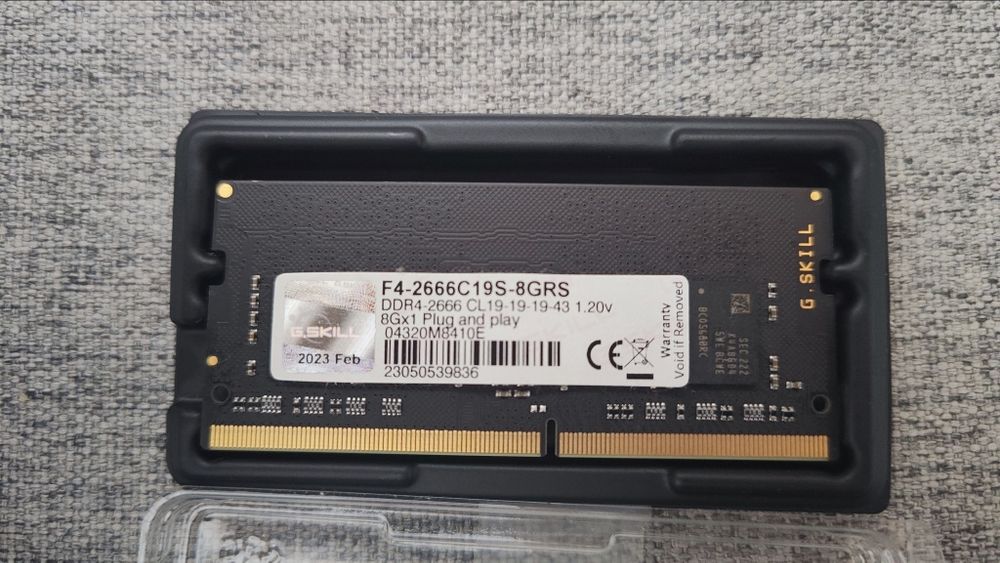 Kit 16GB RAM DDR4 2666MHz (2x 8GB) para Portátil / Laptop